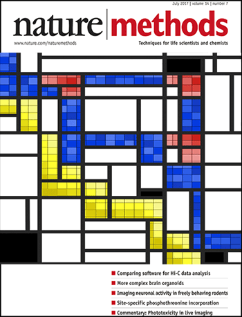 Nature Methods cover july 2017
